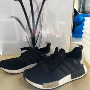 Adidas Black and Gray Athletic Shoes